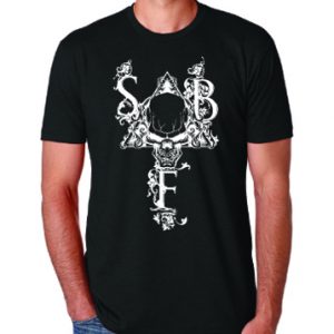 skull black men t-shirt